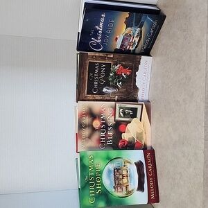 Melody Carlson Christmas Books Set  Lot of 4